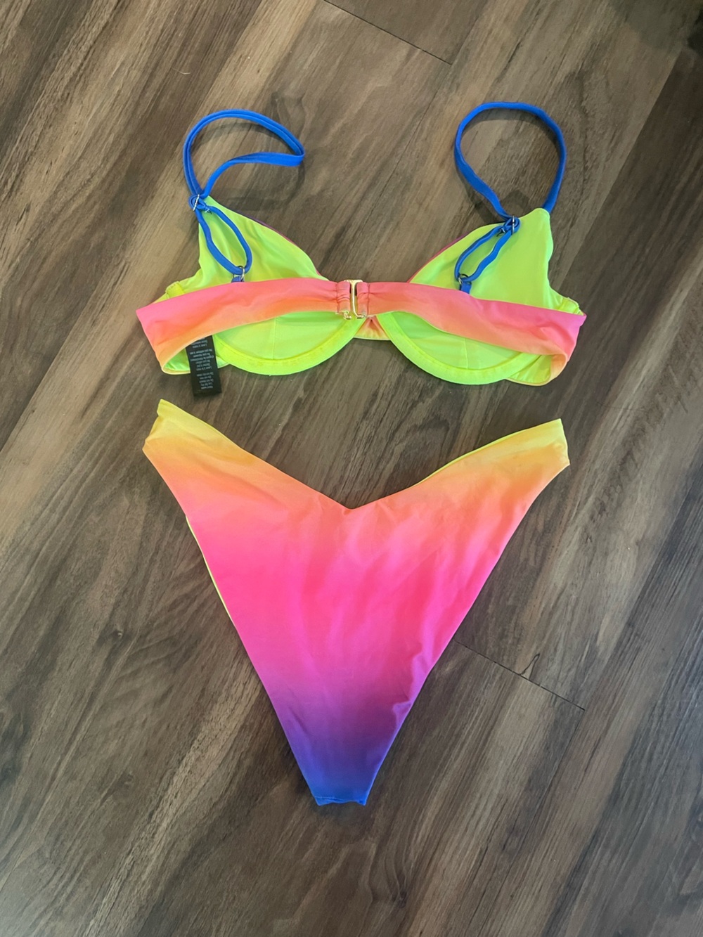 Beach Riot Rainbow Bikini - Picture 4 of 7